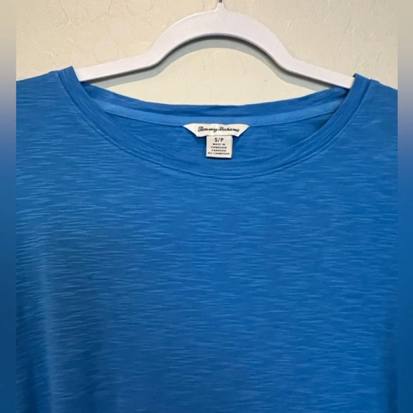 Tommy Bahama size Small‎ Petite bright blue long sleeve shirt - Picture 3 of 8